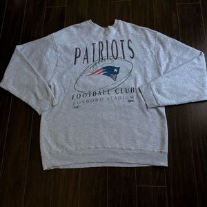 New England Patriots Vintage Crewneck Sweater